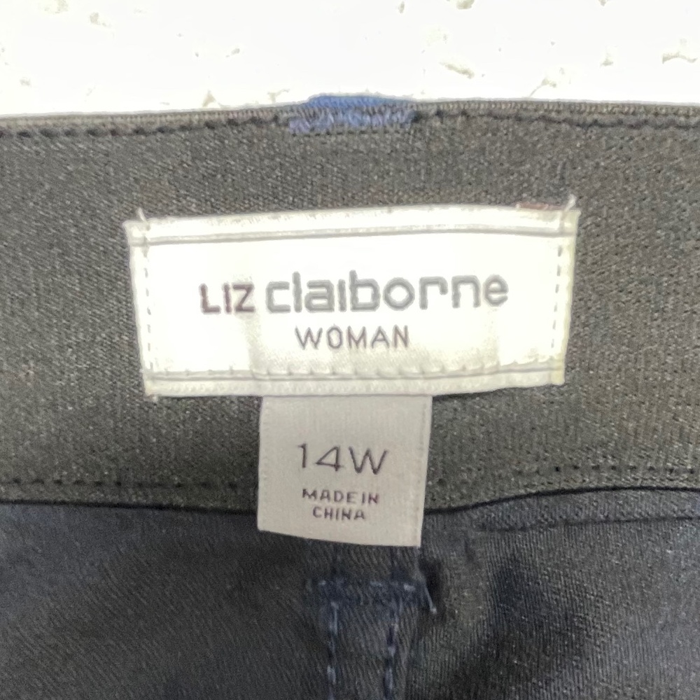 NWT Woman’s Liz Claiborne, Size 14 Blue, Pants - Picture 7 of 10